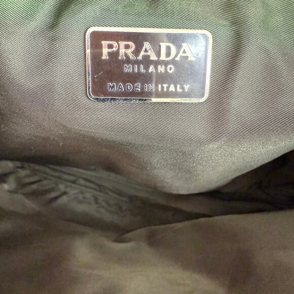 Prada Vintage Y2K Embellished Leather and Nylon
Tote - Picture 4 of 10